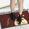Unique Bargains Natural Rubber Cute Cartoon Pattern Durable Dirt Indoor Outdoor Door Mat - 4 of 4