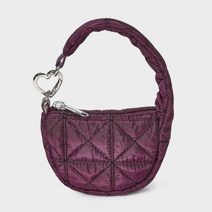 Micro Quilted Pouch Bag Charm - Wild Fable™ - 1 of 4