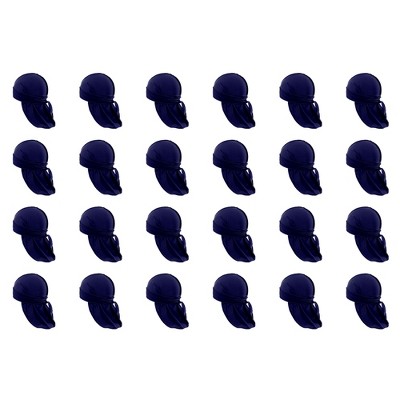 24 Pack Bulk Durags Ideal for Barbershops Events or Resale