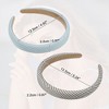Unique Bargains Women's Anti Slip Fashion Pastoral Stripe Headbands 0.87" Wide 2 Pcs - 4 of 4