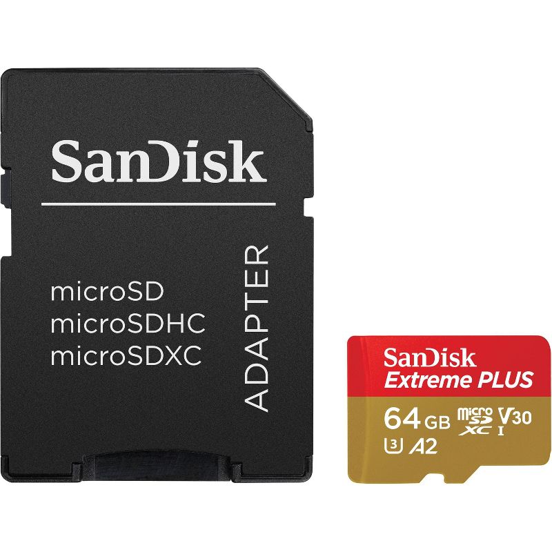 SanDisk Extreme Plus 64GB microSD Class 10 Memory Card, 4 of 7