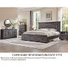 SinCiDo Farmhouse 7 Drawer Dresser, 54" Wide Wood Bedroom Furniture w/ Natural Texture & Metal Handles for Living Room, Hallway - 3 of 4