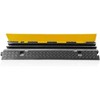 Pyle 39.4" Dual Channel Cable Protector Cover Ramp Safety Track - Yellow PCBLCO103 - 2 of 4