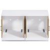 47'' Cat Litter Box Enclosure for 2 Litter Boxes with 4 Sisal Doors, Hidden Litterbox Enclosure with Double Room, Wooden Sideboard TV Stand - 3 of 4