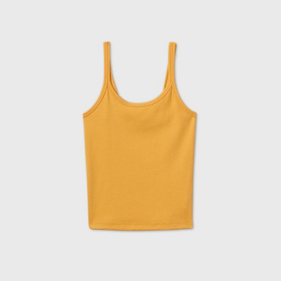 mustard camisole top