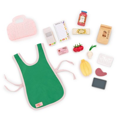 Our Generation Light-Pink Gourmet Kitchen & Play Food Accessory Set for 18  Dolls