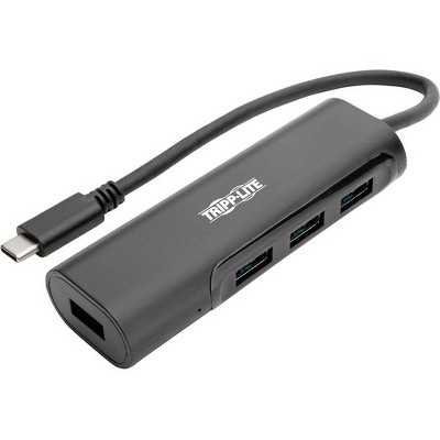 Tripp Lite USB C Hub 4-Port w/ 4x USB-A Portable Compact USB Type C, USB-C USB Type C - USB Type C - External - 4 USB Port(s) - 4 USB 3.1 Port(s)