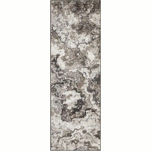 Washable Rug - Non-Slip Stain Resistant Low Pile Carpet Contemporary Foldable Floor Cover for Living Room Dining Room Bedroom Playroom - 1 of 4