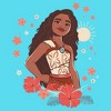 Girl's Moana 2 Floral Portrait Sun Crop Top T-Shirt - image 2 of 3