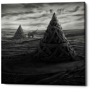 2000年出版 Harmen de Hoop オランダ コンセプチュアルアート Epic Graffiti 'Oddland' by Dariusz Klimczak, Canvas Wall Art : Target
