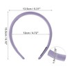 Unique Bargains Women's Classic Elegant Sponge Headband 0.59" Width 4.72" ID 1 Pc - 3 of 4