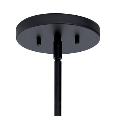 Tolani 40" Black Two-Tier 12-Light Chandelier