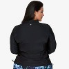 Calypsa Women's Plus Size Half-Zip Long Sleeve Rash Guard UPF 50+ Nora Swim Top - 2 of 4