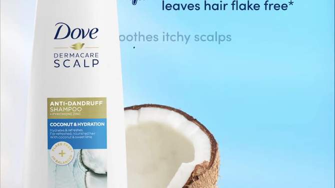 Dove Beauty Dermacare Scalp Anti Dandruff Shampoo - 12 fl oz, 2 of 10, play video