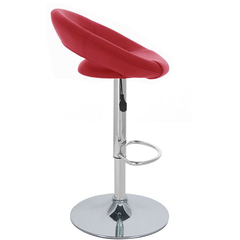 Modern Home Rho Contemporary Adjustable Height Counter/Bar Stool, 2 of 5