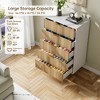 5 Drawer Dresser for Bedroom, 48” Tall Dresser Chest of Drawers, Modern Wood Storage Dresser Organizer - 4 of 4