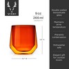 Viski Aurora Double-Walled Tumblers, Set of 2, 9oz - 3 of 4