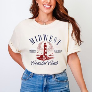 Simply Sage Market Midwest Coastal Club Garment Dyed Tee - 1 of 4