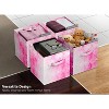 MaseiKar Fabric Storage Cubes - 6 Foldable Tie Dye Storage Bins for Organizing Cubbies, Toy Box - 11 Inch Collapsible Cube Baskets - 2 of 4