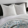 Alita Medallion European inspired Sham Set of 2 - Levtex Home - 2 of 3