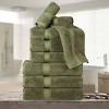 Luxury Cotton Heavyweight Ultra-Plush 9 Piece Towel Set by Blue Nile Mills - 2 of 4