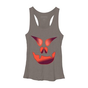Women's Design By Humans Halloween Monster By LamaStar Racerback Tank Top - 1 of 3