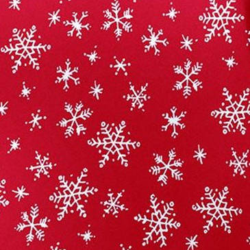 classic red snowflakes