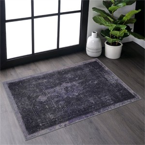SKRAN Machine Washable Area Rugs, Low-Pile,Non-Slip,Non-Shedding, Foldable,Kid & Pet Friendly for Living Room, Bedroom, Kitchen - 1 of 4