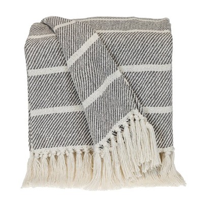 Parkland Collection,Transitional Stripe Rectangle Throw