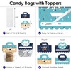 Big Dot of Happiness Strike Up the Fun Bowling DIY Birthday Party or Baby Shower Clear Goodie Favor Bag Labels Candy Bags with Toppers Set of 24 - 3 of 4