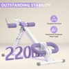 FLYBIRD Foldable Ab Machine, Adjustable Ab Machine Full Body Workout for Home Gym, Core & Abdominal Trainer Fitness Equipment for Body Shaping - 4 of 4