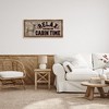 Stupell Industries Cabin Time Phrase with Deer, 31" x 14" - 2 of 4