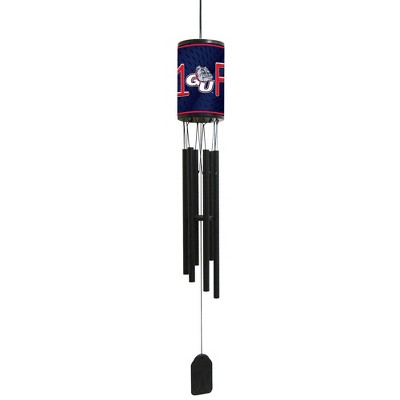 NCAA Wind Chime, #1 Fan with Team Logo - Gonzaga Bulldogs