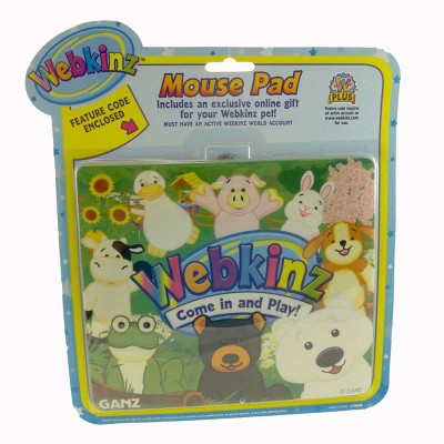 Plush 7.75 In Mouse Pad Webkinz Duck Rabbit Frog Cow Plush Figurines