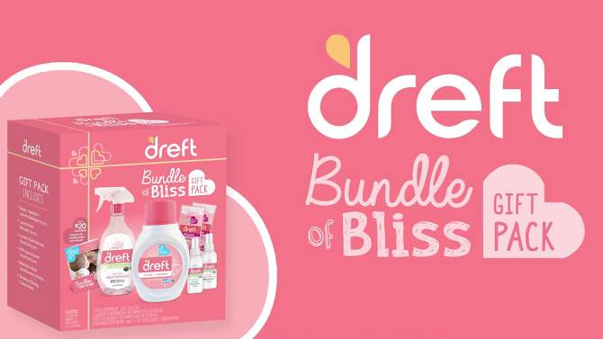 Dreft Bundle of Bliss Laundry Detergent Gift Pack - 6ct, 2 of 9, play video