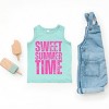 The Juniper Shop Sweet Summer Time Block Distressed Toddler Tank - 2 of 4