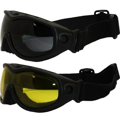 2 Pairs of Birdz Eyewear Heron Safety Goggles with Smoke Lenses