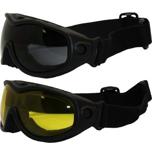 2 Pairs of Birdz Eyewear Heron Safety Goggles with Smoke Lenses - 1 of 3