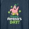 Women's - SpongeBob Squarepants - Happy St Patricks Day Lightweight French Terry Wide Neck Long Sleeve Shirt - 2 of 4