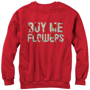 Men's Lost Gods Buy Me Flowers Sweatshirt - 1 of 3