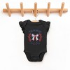 The Juniper Shop Star Spangled And Sassy Coquette Flutter Sleeve Bodysuit - 2 of 4