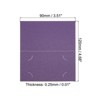 Unique Bargains Foldable Blank Wedding DIY Favor Decor Table Name Place Cards 50 Pcs - 2 of 4