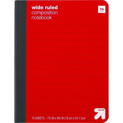 Wide Ruled  Composition Notebook - up&up™