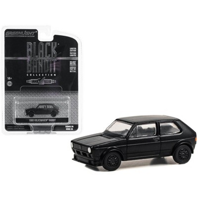 1980 Volkswagen Rabbit Widebody "Black Bandit" Series 28 1/64 Diecast Model Car by Greenlight