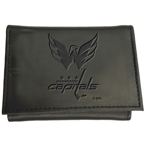 Evergreen Nhl Washington Capitals Black Leather Trifold Wallet ...