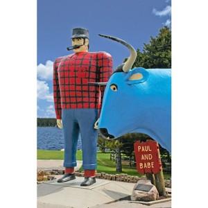 Paul Bunyan and Babe Blank Journal - (Nodin Press Blank Journals) (Hardcover) - 1 of 1