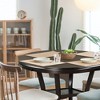 Costway 42'' Round Dining Table 2-tier Kitchen Living Room Table  w/Storage Shelf - 3 of 4