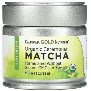 California Gold Nutrition, Matcha Road, Organic Ceremonial Matcha, 1 oz (28 g) - 1 of 3