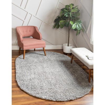 Unique Loom Davos Shag Solid Indoor Woven Area Rug