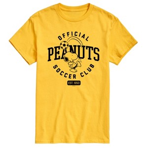 Men's - Peanuts - Peanuts Soccer Club Short Sleeve Graphic T-Shirt - 1 of 4